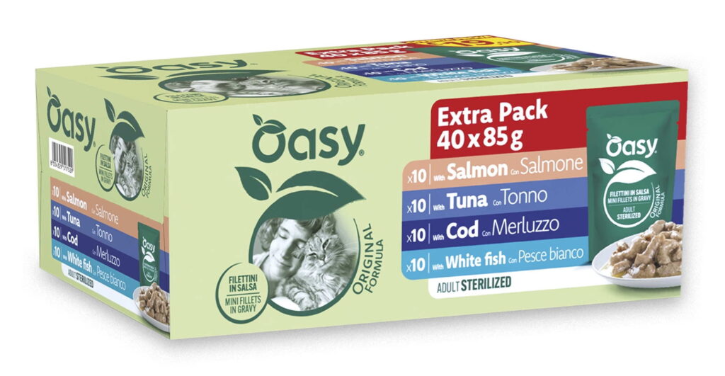 Oasy Original Formula Mini-Fillets in Gravy 6 Original Multipack fish